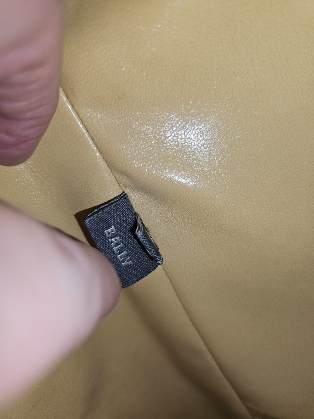 Bally Black Tote with Brown Leather Trim - Vintage Messenger Tote - Picture 13 of 16